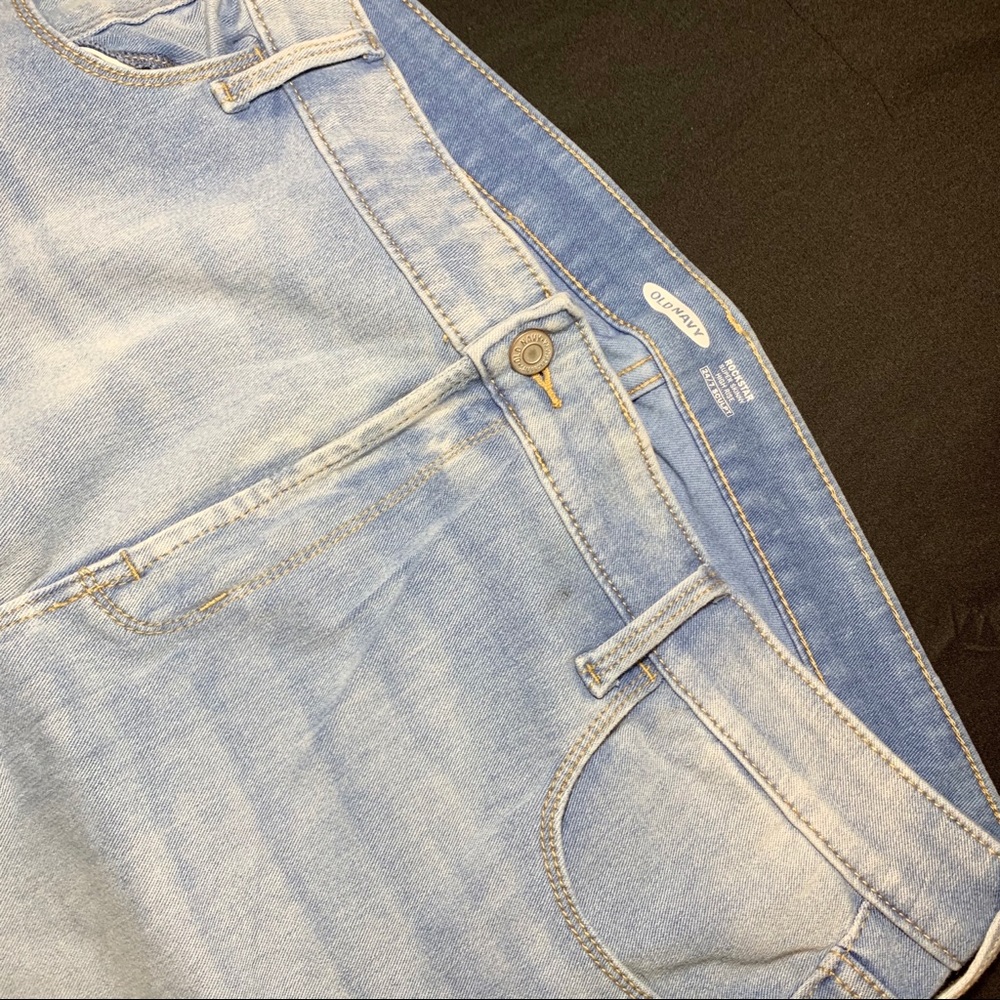 Light Wash Rockstar Super Skinny Jeans Old Navy - Picture 4 of 5